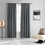 2 Panels Blackout Curtain Panels by DONREN