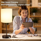 Lynnoland 2 Pack Touch Control Table Lamps - Image 5