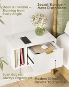 Masupu Floating Nightstand, Wall Mounted Floating Bedside Table - Image 3