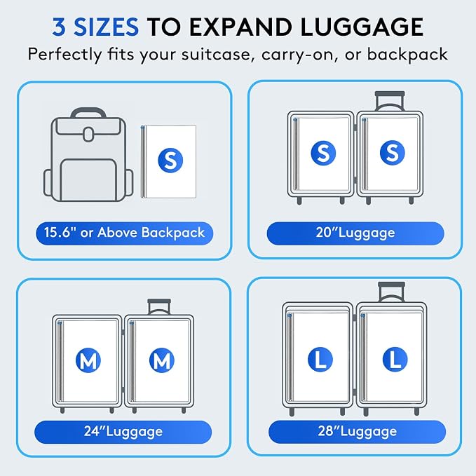 6 Packs Vacuum Bags for Travel - Image 4