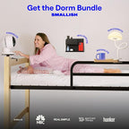 BedShelfie Wood Bedside Shelf for Bunk Bed & Top Bunk, College Dorm Room - Image 4