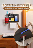 Bedside Wall Organizer Metal Shelf - Image 6