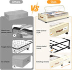 Under Bed Storage with Wheels 1Pack Storage Containers with Clear Window | - Image 5