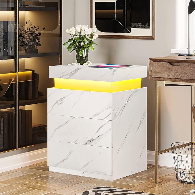 ADORNEVE Modern Nightstand - Image 8