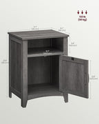 VASAGLE Farmhouse Nightstand - Image 3