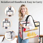 SpaceTrove Clear Storage Bags, foldable waterproof moving bags store comforters - Image 7