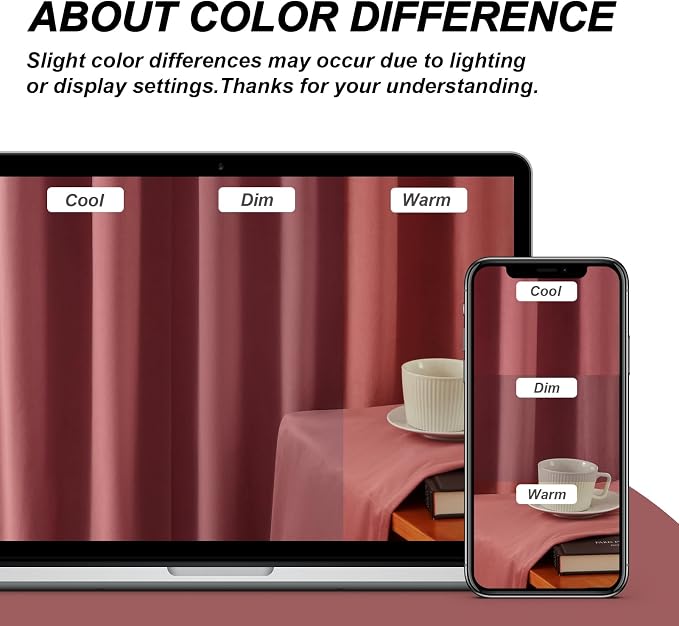 108 Inches Long Dusty Pink Velvet Curtains - Image 7