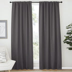 NICETOWN Grey Blackout Curtains - Image 2
