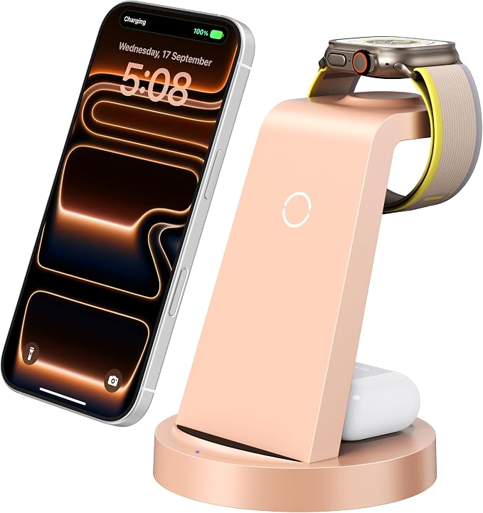 Anlmz 3 in 1 Charging Station for iPhone, Wireless Charger for iPhone 17 16e 16 - Image 8