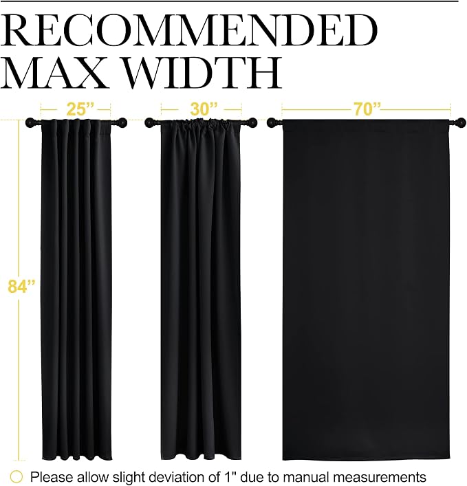 NICETOWN Halloween Black Out Curtain Panels - Image 7