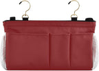 DOMIKING Wine Red Bedside Caddy - Image 2