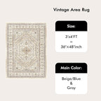 3x4 Washable Entryway Area Rug - Image 8