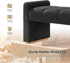 55" Upholstered End of Bed Bench - Image 4
