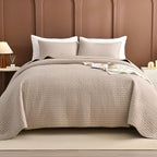 Lady Ann Oversized King Quilt Bedspread Set 120x120, 3 Pieces Extra Large - Image 2