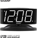 Sharp Digital Alarm Clock with Swivel Base - Image 6
