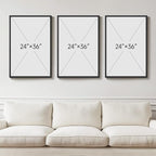 Large Framed Neutral Abstract Wall Art - Image 3