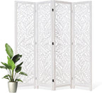Leaf-Carved Room Divider Privacy Screen by Svimi