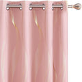 Deconovo Curtains for Living Room, Pattern Blackout Curtains 108 Inch Long | by Unknown