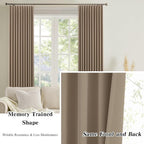 Pinch Pleated Blackout Curtains 84 Inch Long 2 Panels - Image 6