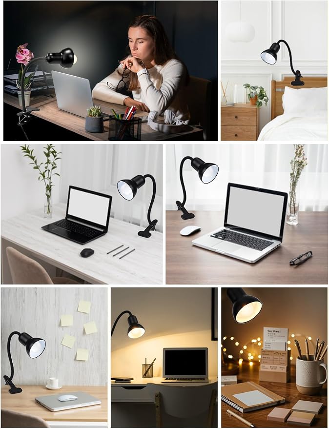 Clip On Gooseneck Lamp - 60W Max - Image 3