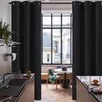 RYB HOME Room Divider Curtains Blackout Window Curtain - Image 2