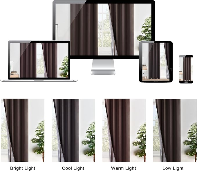 XWZO 100% Blackout Curtains - Image 8