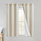 NICETOWN Linen Blackout Curtains by NICETOWN