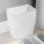 iDesign Small Plastic Bathroom Trash Can, - Image 7
