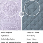 Cmfshape Oversize King Bedspread 128"x120", 3 Piece California King Quilt - Image 8