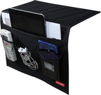Bedside Storage Organizer with Pockets, Bedside Caddy, Table Cabinet Storage by Meeall