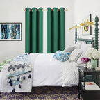 Diraysid Green Grommet Blackout Curtains - Image 3