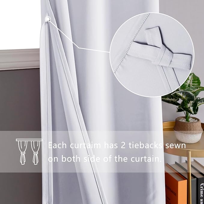 DWCN Blackout Curtains for Bedroom - Image 3