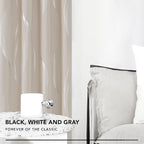 Deconovo Curtains for Living Room, Pattern Blackout Curtains 95 Inches Long | - Image 3