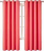 Diraysid Coral Grommet Blackout Curtains - Image 2