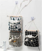 2 Pack Wall Hanging Organizer Bags Over The Door Closet Organizer - Image 7