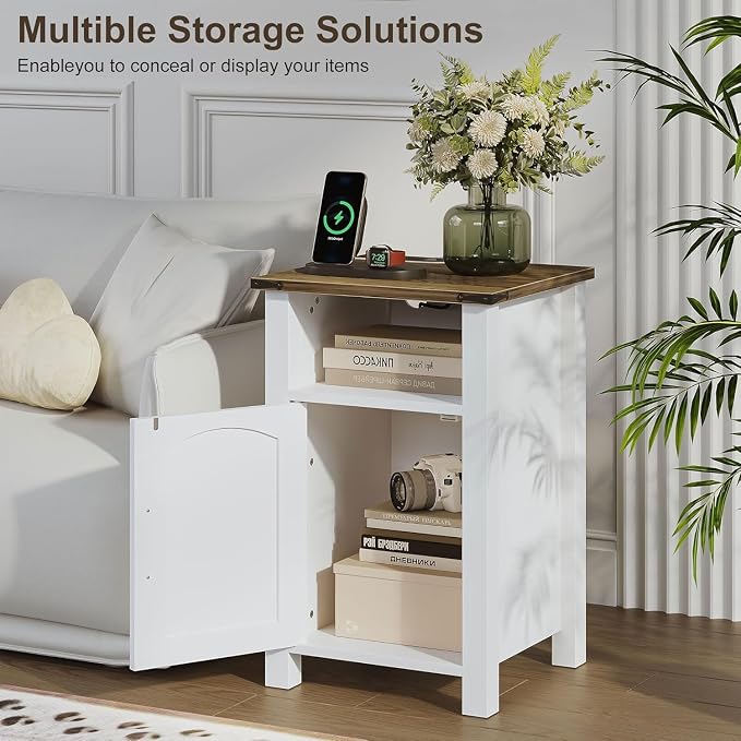 Decofy Farmhouse Nightstand - Image 6