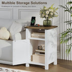 Decofy Farmhouse Nightstand - Image 6