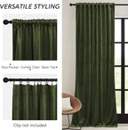 RYB HOME Velvet Curtains 90 inches - Image 3