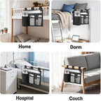 Hanging Bedside Caddy, 4 Pockets Bunk Bed Caddy, Bed Pocket - Image 7