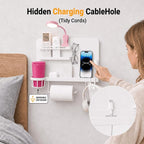 Floating Bedside Wall Shelf, 【Metal】 Wall Organizer - Image 4