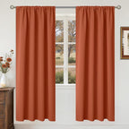 BGment Terracotta Blackout Curtains by BGment
