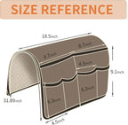 HAOMAIJIA Sofa Armrest Organizer, Remote Control Holder - Image 4