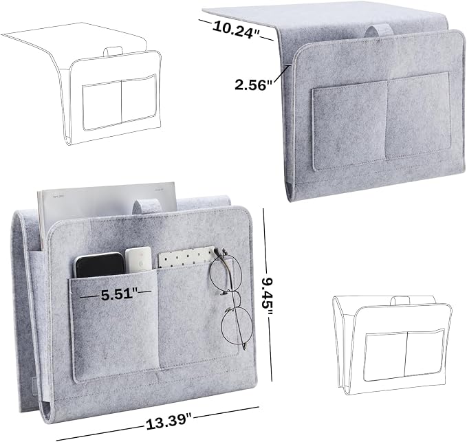 Bedside Caddy, Bedside Organizer - Image 3