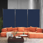 3 Panel Folding Room Divider, Sturdy Frame Freestanding Wall Divider | - Image 7