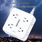 10Ft Surge Protector Power Strip - Image 6