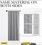 NICETOWN Silver Grey Blackout Curtains - Image 6