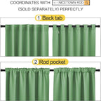 NICETOWN Vertical Blinds Window Curtain Panels - Image 3