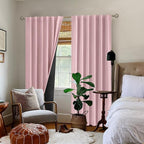 BGment Pink 100% Blackout Curtains - Image 9