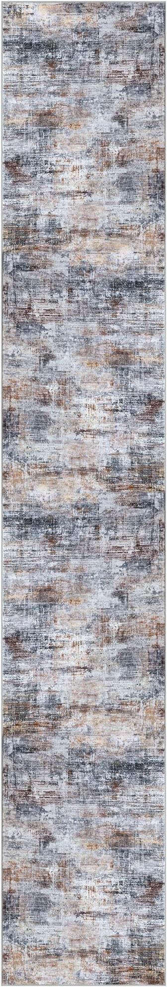 Abstract Runner Rug 2x12 Ft Washable Runners - Image 10