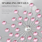 ZEXUIRU 4 Set Silver Starburst Wall Art - Image 5
